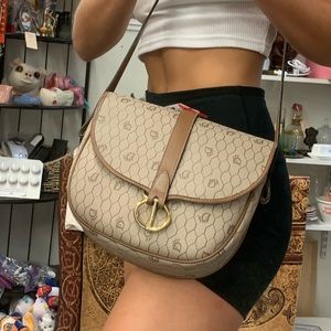 Christian Dior Leather Crossbody Shoulder Bag